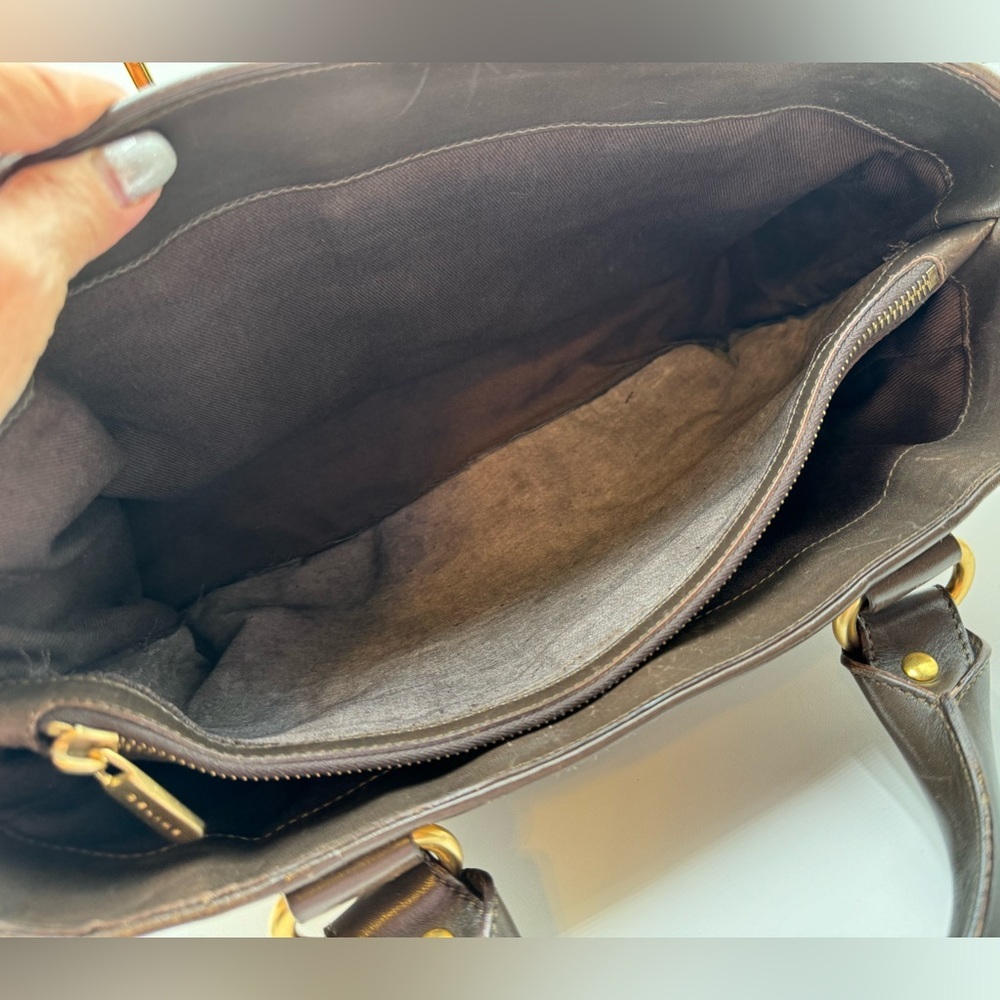 Celine-Authentic-Macadam Boogie Pony Hair Tote - Picture 7 of 16